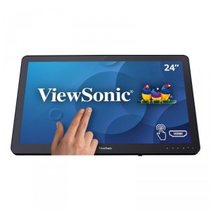 Viewsonic TD2430 monitor pantalla t&aacute;ctil 59,9 cm (23.6") 1920 x 1080 Pixeles Multi-touch Quiosco Negro