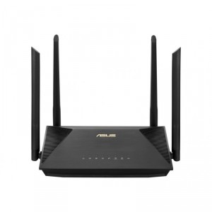 ASUS RT-AX53U router inal&aacute;mbrico Gigabit Ethernet Doble banda (2,4 GHz / 5 GHz) 3G 4G Negro
