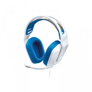 Logitech G G335 Wired Gaming Headset - Auricular - tama&ntilde;o completo - cableado - conector de 3,5 mm - blanco - certificado Discor