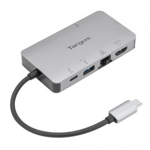 Targus DOCK419 Al&aacute;mbrico USB 3.2 Gen 1 (3.1 Gen 1) Type-C Gris