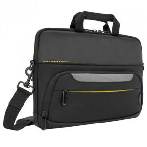 Targus City Gear maletines para port&aacute;til 35,6 cm (14") Malet&iacute;n Negro