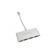 CoolBox COO-HUC3U3PD USB 3.0 (3.1 Gen 1) Type-C 5000Mbit/s Aluminio nodo concentrador