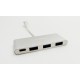 CoolBox COO-HUC3U3PD USB 3.0 (3.1 Gen 1) Type-C 5000Mbit/s Aluminio nodo concentrador