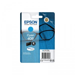 Epson Singlepack Cyan 408 DURABrite Ultra Ink