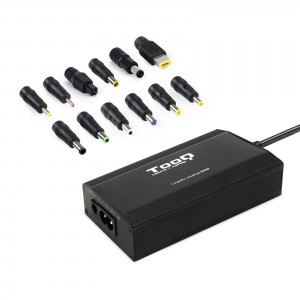 Tooq Cargador de Port&aacute;til TQLC-100BS01M/ 100W/ Manual/ 12 Conectores/ Voltaje 12-24V/ 1 USB