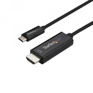 StarTech.com Cable Adaptador de 2m USB-C a HDMI 4K 60Hz - Negro - Cable USB Tipo C a HDMI - Cable Conversor de V&iacute;deo USBC