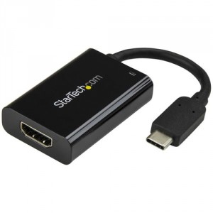 StarTech.com Adaptateur vid&eacute;o USB-C vers HDMI avec USB Power Delivery - M/F - 4K 60 Hz