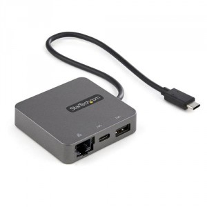 StarTech.com DKT31CHVL base para port&aacute;til y replicador de puertos Al&aacute;mbrico USB 3.2 Gen 2 (3.1 Gen 2) Type-C Negro, Plata