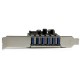 StarTech.com Adaptador tarjeta PCI Express de 7 puertos USB 3.0 con perfil bajo o completo
