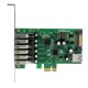 StarTech.com Adaptador tarjeta PCI Express de 7 puertos USB 3.0 con perfil bajo o completo