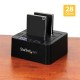 StarTech.com Base de Conexión Autónoma USB 3.1 (10Gbps) para SSD/DD SATA de 2,5" y 3,5" - Dock con Función de Copiado Rápido