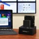 StarTech.com Base de Conexión Autónoma USB 3.1 (10Gbps) para SSD/DD SATA de 2,5" y 3,5" - Dock con Función de Copiado Rápido
