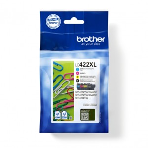 Brother 422XL PACK NEGRO CIAN MAGENTA AMARILLO ALTA CAPACIDAD