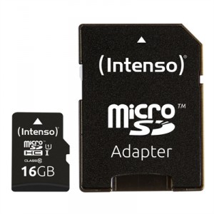 Intenso Tarjeta memoria micro sd 16gb