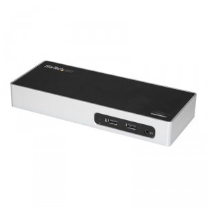 StarTech.com Docking Station USB 3.0 para Dos Monitores HDMI y VGA o DVI - Replicador de Puertos USB 3.0 para Ordenador Port&aacute;til
