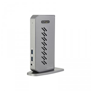 StarTech.com Dock USB-C o USB-A - Docking Station Universal H&iacute;brido USB 3.0 para Ordenador Port&aacute;til USB Tipo C o USB-A - para 2 
