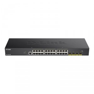 D-Link 28-PORT SMART MGD GB SWITCH 4X CPNT