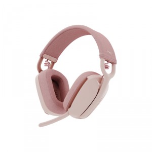 Logitech Zone Vibe 100 - Auricular - tama&ntilde;o completo - Bluetooth - inal&aacute;mbrico - rosa
