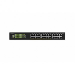 Netgear HUB SWITCH 24 PTOS 10/100/1000 GS324P 24p LAN Gigabit / Chasis met&aacute;lico/No gestionable