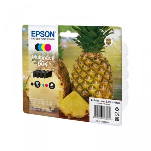 Epson 604 Multipack - Paquete de 4 - XL - negro, amarillo, ci&aacute;n, magenta - original - bl&iacute;ster - cartucho de tinta - para Express
