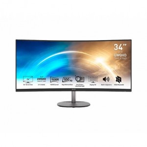 MSI 34 PRO MP341CQ NEGRO 1ms/100Hz / UWQHD IPS/DP/USB/HDMI / VESA