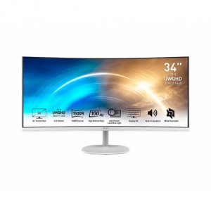 MSI 34 PRO MP341CQW BLANCO 1ms/100Hz / UWQHD IPS/DP/USB/HDMI / VESA