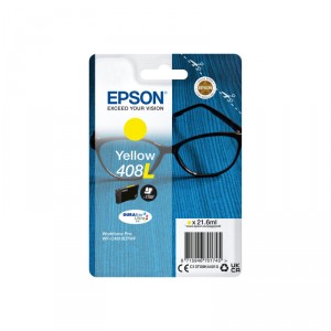 Epson 408L - 21.6 ml - amarillo - original - bl&iacute;ster - cartucho de tinta - para WorkForce Pro WF-C4810DTWF