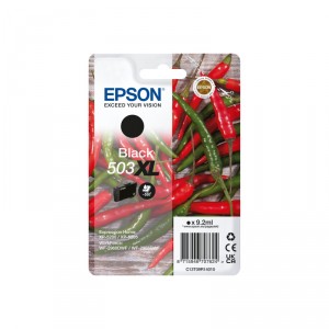 Epson 503XL Singlepack - 9.2 ml - XL - negro - original - bl&iacute;ster - cartucho de tinta - para WorkForce WF-2960