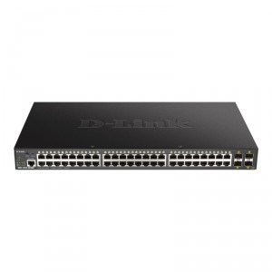 D-Link Switch Gestionado Smart DGS-1250-52XMP 52 Puertos/ RJ-45 10/100/1000 PoE/ SFP