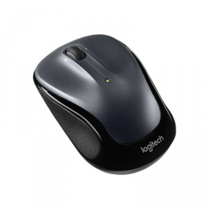 Logitech M325s - Rat&oacute;n - diestro y zurdo - &oacute;ptico - 5 botones - inal&aacute;mbrico - 2.4 GHz - receptor inal&aacute;mbrico USB - gris oscuro