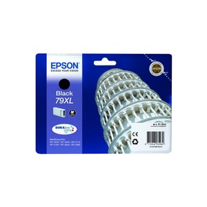 Epson 79XL - Negro - original - cartucho de tinta - para WorkForce Pro WF-4630DWF, WF-4640DTWF, WF-5110DW, WF-5190DW, WF-5620DWF