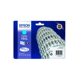 Epson 79XL - Ci&aacute;n - original - cartucho de tinta - para WorkForce Pro WF-4630DWF, WF-4640DTWF, WF-5110DW, WF-5190DW, WF-5620DWF