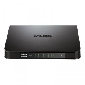 D-Link GO-SW-16G - Conmutador - sin gestionar - 16 x 10/100/1000 - sobremesa