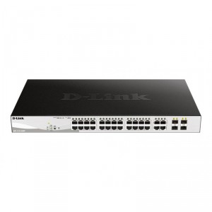 D-Link Switch Smart Plus DGS-1210-28MP 28 Puertos/ RJ-45 10/100/1000 PoE/ SFP