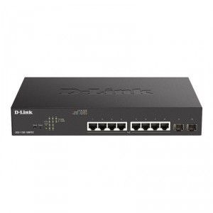 D-Link Switch DGS-1100-10MPV2 10 Puertos/ RJ-45 Gigabit 10/100/1000 PoE/ SFP