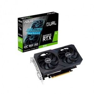 Asus TARJETA GR&Aacute;FICA DUAL RTX 3050 OC 8GB GDDR6 V2 3XDP / 1XHDMI/1X8P