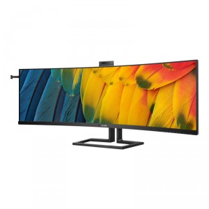 Philips 45B1U6900CH - 6000 Series - LED - curvado - 45 (44.5 visible) - 5120 x 1440 Dual Quad HD @ 75 Hz - VA - 450 cd/m
