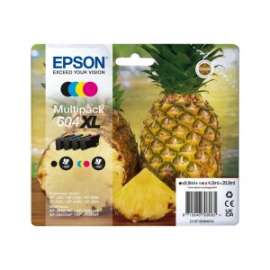Epson 604XL Multipack - Paquete de 4 - XL - negro, amarillo, ci&aacute;n, magenta - original - bl&iacute;ster con alarmas de RF/ac&uacute;stica - car