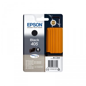 Epson 405 - 7.6 ml - negro - original - bl&iacute;ster con alarmas de RF/ac&uacute;stica - cartucho de tinta - para WorkForce WF-7830, 7835, 7