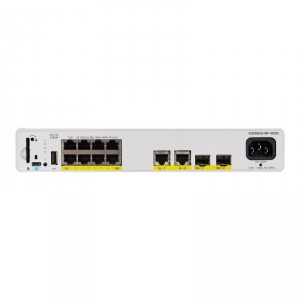 Cisco Catalyst 9200CX - Network Essentials - conmutador - compacto - L3 - Gestionado - 8 x 10/100/1000 (PoE+) + 2 x 1000Base-T +