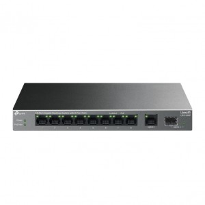 Tp-Link Link LiteWave LS1210GP switch No administrado Gigabit Ethernet (10/100/1000) Energ&Atilde;&shy;a sobre Ethernet (PoE) Negro