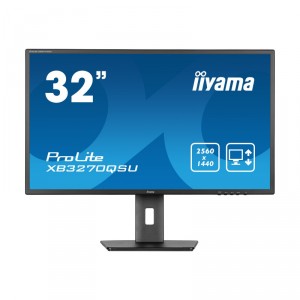 Iiyama ProLite XB3270QSU-B1 - LED - 32 (31.5 visible) - 2560 x 1440 WQHD @ 100 Hz - IPS - 250 cd/m&sup2; - 1200:1 - 3 ms - 2x