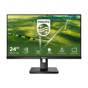 Philips B Line 242B1G - LED - 24 (24 visible) - 1920 x 1080 Full HD (1080p) @ 75 Hz - IPS - 250 cd/m&sup2; - 1000:1 - 4 ms -