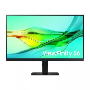 Samsung ViewFinity S6 S27D600UAU - S60UD Series - LED - USB - 27 - 2560 x 1440 QHD @ 100 Hz - IPS - 350 cd/m&sup2; - 1000:1 -