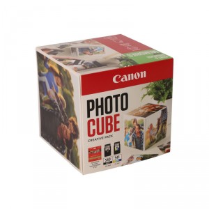 Canon Photo Cube Creative Pack - Brillante - paquete de 2 - negro, color (cian, magenta, amarillo) - original - verde - kit de c