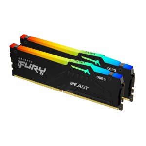 Kingston Memoria RAM FURY Beast RGB 2 x 16GB/ DDR5/ 6000MHz/ 1.35V/ CL36/ DIMM