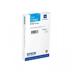 Epson T9082 - 39 ml - tama&ntilde;o XL - ci&aacute;n - original - cartucho de tinta