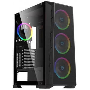 Hiditec Caja Gaming Semitorre MH12 METAL MESH