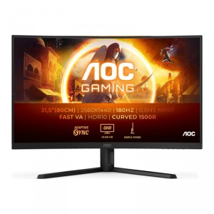 AOC 31.5 VA QHD 180HZ 1MS CURVO 2HDMI