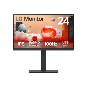 LG 24BA650-B - LCD - 24 (23.8 visible) - 1920 x 1080 Full HD (1080p) @ 100 Hz - IPS - 250 cd/m&sup2; - 1300:1 - 5 ms - HDMI,